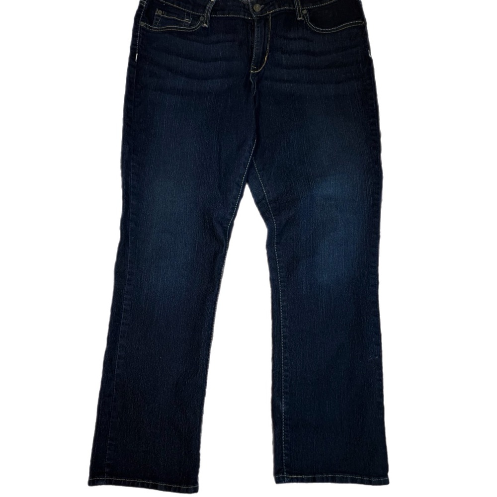 Signature by Levi Strauss Dark Blue Straight Leg Jeans - Picture 2 of 2